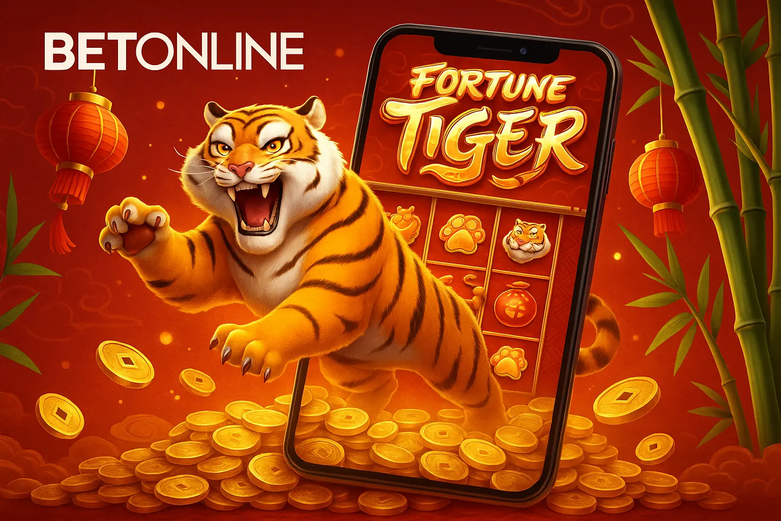 Fortune Tiger é um jogo imperdível no BETONLINE Casino