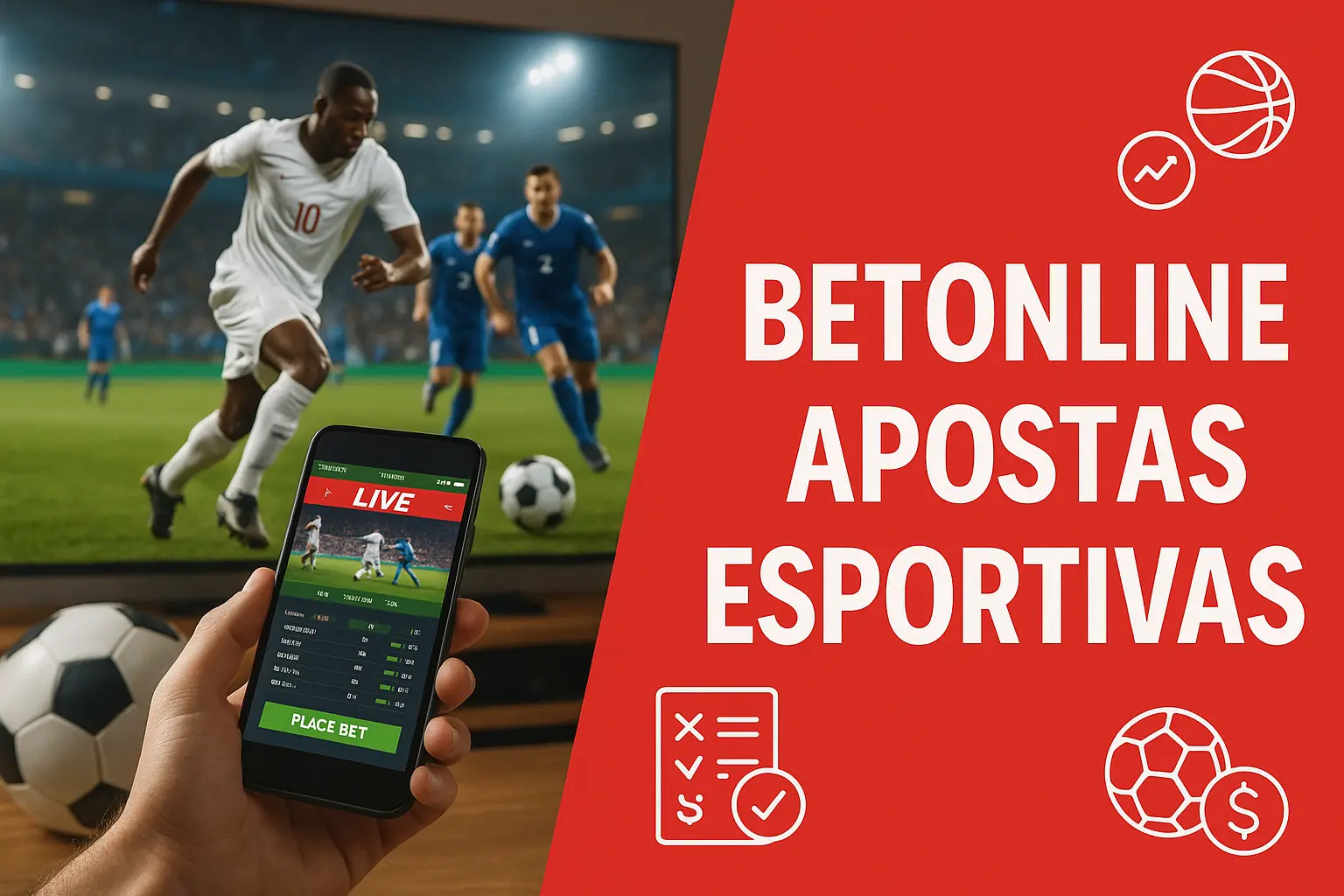 Apostas esportivas no cassino online BETONLINE